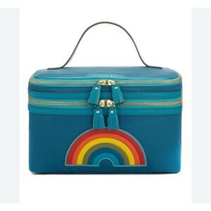 Anya Hindmarch Rainbow Vanity Kit Cosmetic Travel Makeup Case